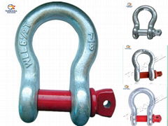 Drop Forged U. S. Type  Screw Pin Anchor Shackle