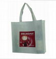 Organic customized printed 100% natural tote recycled cotton bag 1