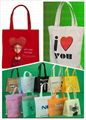 Organic customized printed 100% natural tote recycled cotton bag 4