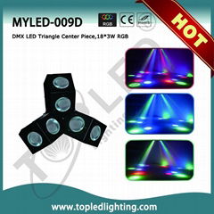 Excellent Mix Color Tri-18*3W RGB DJ Dance Sound Active Effect Light 