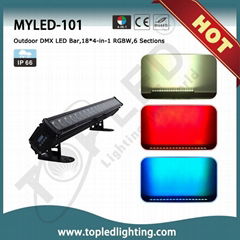 18*4-in-1 RGBW Good Mix Color DMX Outdoor Flood Lights