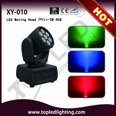 Excellent Changing Color 7*Tri-3W RGB 540 Degree LED Moving Head Lighting 
