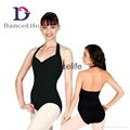 Adult halter ballet leotards gymnastics leotards for sale