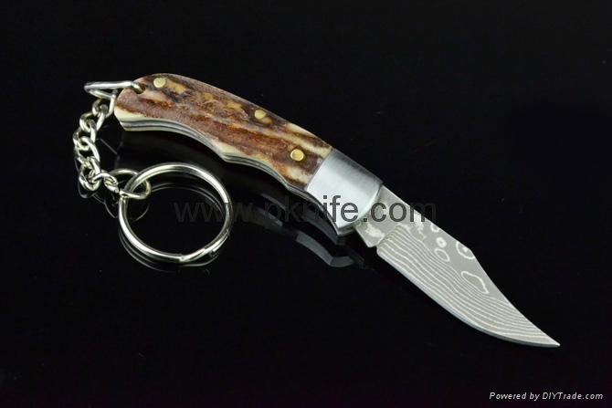 small damascus steel pocket knives with stag handle and folding pocket knives 3