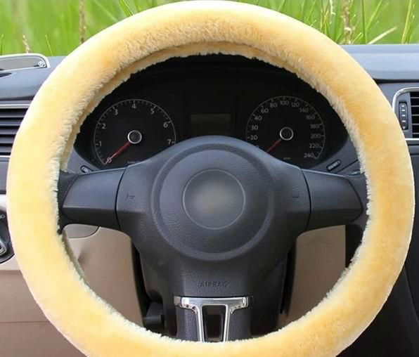 Auto Steering Wheel Cover imitation wool material 