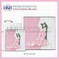 H&B NEW STYLE 12*12 acrylic cover open hot sex girl photo album 3