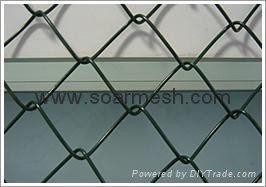 Galvanised Wire Chain Link Fencing ( 25 YEARS EXPERIENCES ISO 9001)