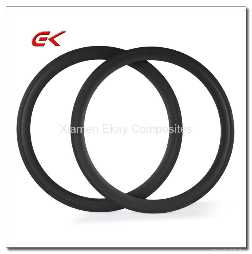 700C 50mm Tubular Carbon Fiber Racing Road Bicycle Rim