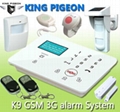 GSM 3G Touch Keypad Alarm System with Dial to Open Gate K9 1