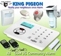 GSM 3G Community Alarm with Alert Neighbors once Alarm K8 1