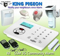 GSM 3G Community Alarm with Alert Neighbors once Alarm K8