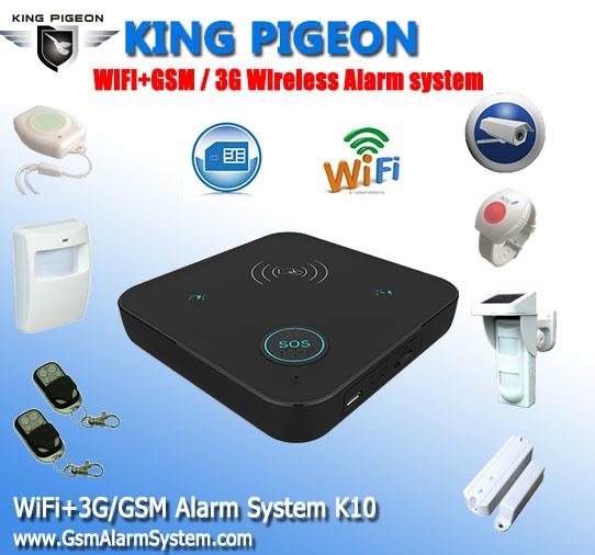 Wifi+GSM/3G Home Care Alarm System K10