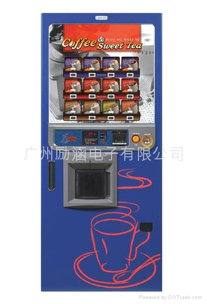 廣州供應韓國LOTTE自動售貨機LVM-6112 速溶咖啡機