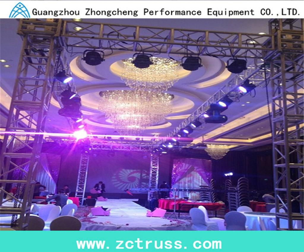 aluminium alloy performance exhbition lighting stage performance screw truss 5