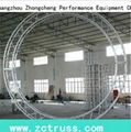 aluminum stage performance lighting circle screw square truss