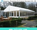 Outdoor Aluminum Herringbone Big Tent with Glass Walls for Performance Party 