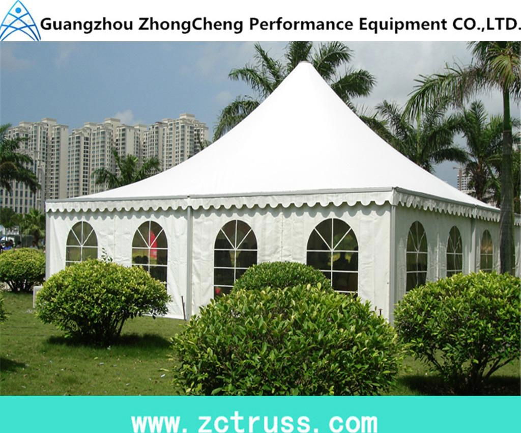 Outdoor Aluminum Herringbone Big Tent with Glass Walls for Performance Party  3