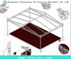 Exhibition Performance Screw Aluminum Lighting Truss