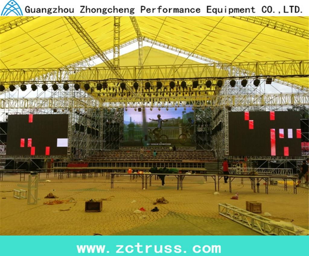 Aluminum Exhibiton Performance Screw Square Stage Lighting Truss (SQU400) 4