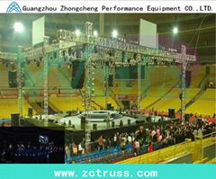 Aluminum Exhibiton Performance Screw Square Stage Lighting Truss (SQU400)