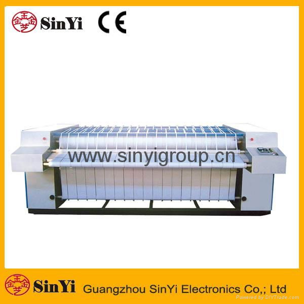 (YI) industrial hotel laundry bed sheet flatwork ironer ironing machine 5