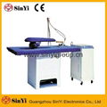 (YTT-D) dry cleaning laundry clothes steam vacuum ironing table 1