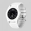 Smart round screen insert card information push phone watch. 1