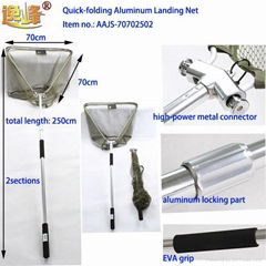 Quick-folding Aluminum Landing Net