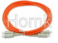 Multimode Duplex Fiber Optic Patch Cord