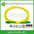 LC/APC fiber patch cord SM simplex fiber