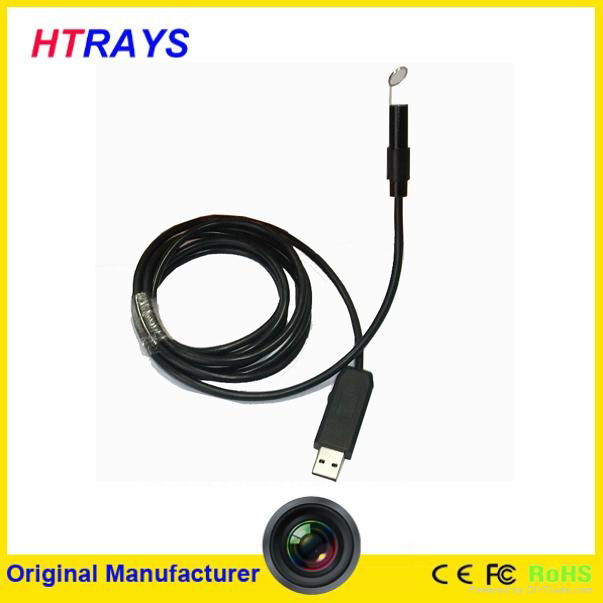 2MP pixel waterproof 5M snake tube 9mm usb endoscope inspection camera 