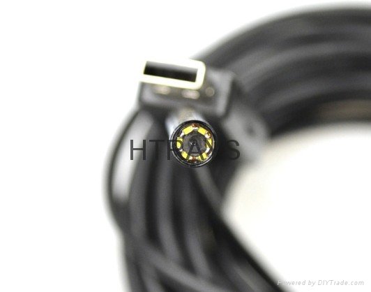 High resolution 1600x1200 2MP waterproof usb endoscope 6LED lights 5M snake tube 2