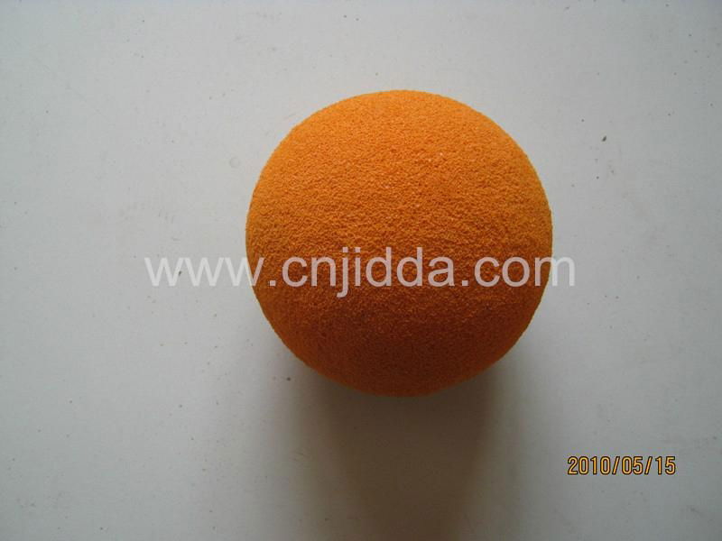 DN125 Medium Soft Concrete Pump Sponge Cleaning Ball 5