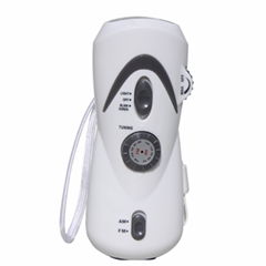 hand winding flashlight radio