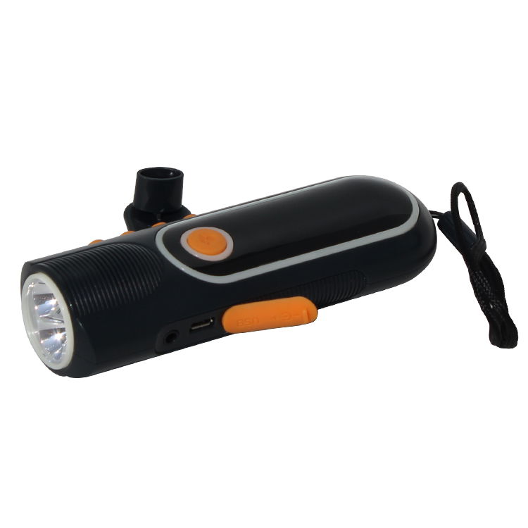 Popular dynamo flashlight for traveling 