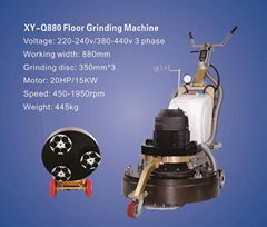 planetary abrasive plate stone floor grinding machine