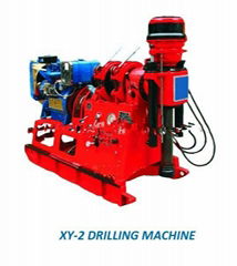 Shallow and medium deep drill achine for core drilling