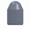 Tungsten carbide conical buttons