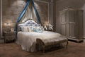 Hand carved bed room solid wood