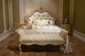 Country style king size bedroom furniture bed sets 1