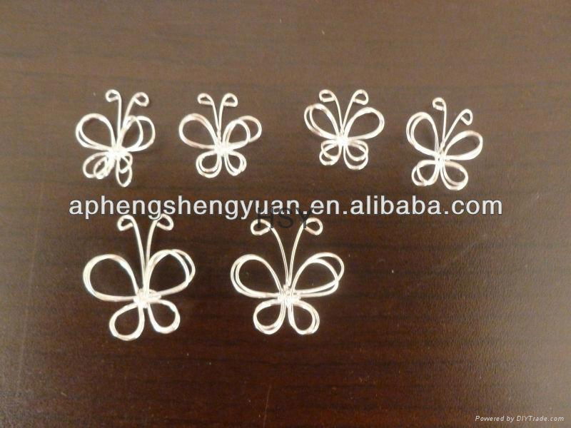 0.2 cm Colored Metal Butterfly 3