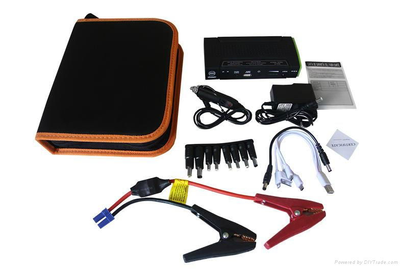 12V Emergency Car Battery Booster Mini Portable 12V 16000mah Car Jump Starter 2