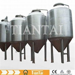 double jacketed stainless steel beer conical fermenter