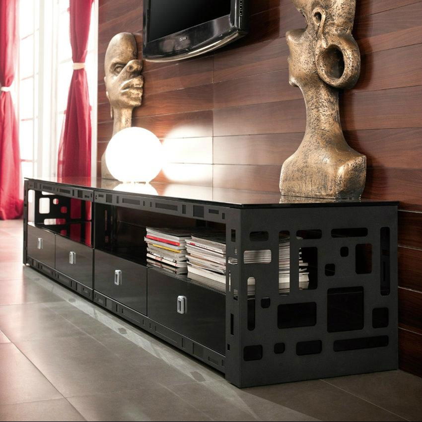 Modern Home Furniture Metal TV Stand TV Cabinet (WLF-D2018L)