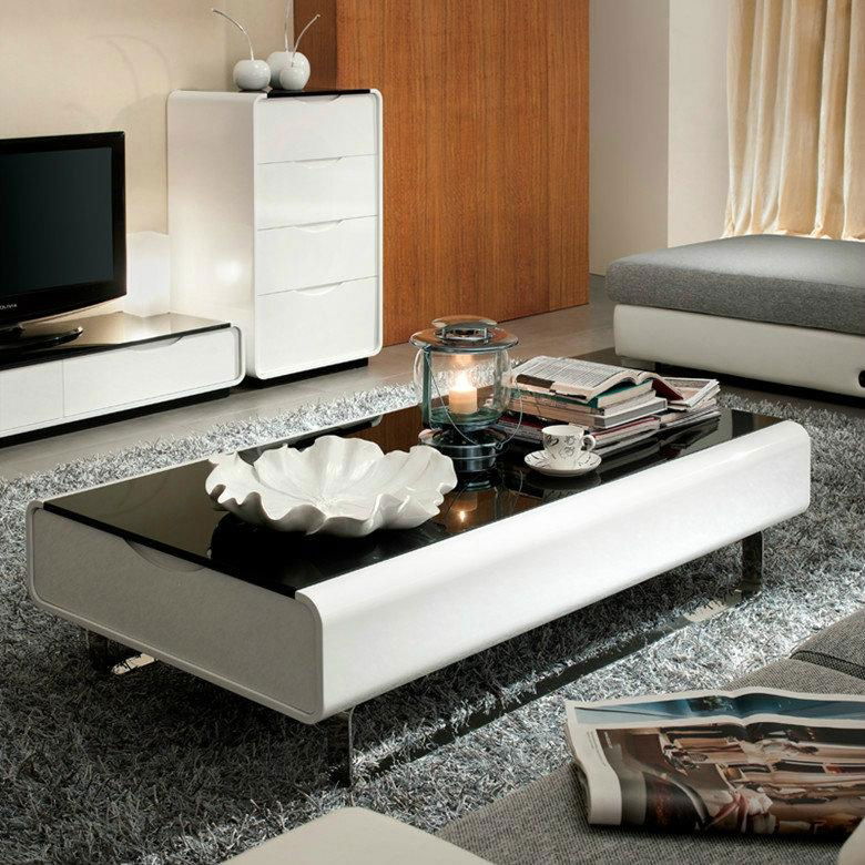 Modern Home Furniture Glass and Wooden TV Stand TV Cabinet (WLF-D2007D)