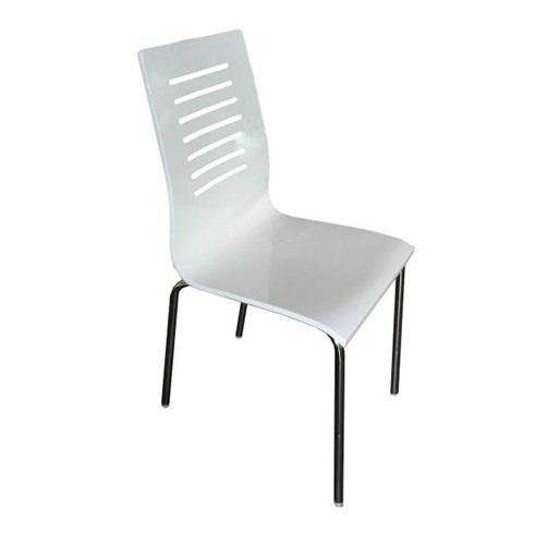 High Gloss Dining Room Chrome Leg Dining Chair (WLF-DC039)