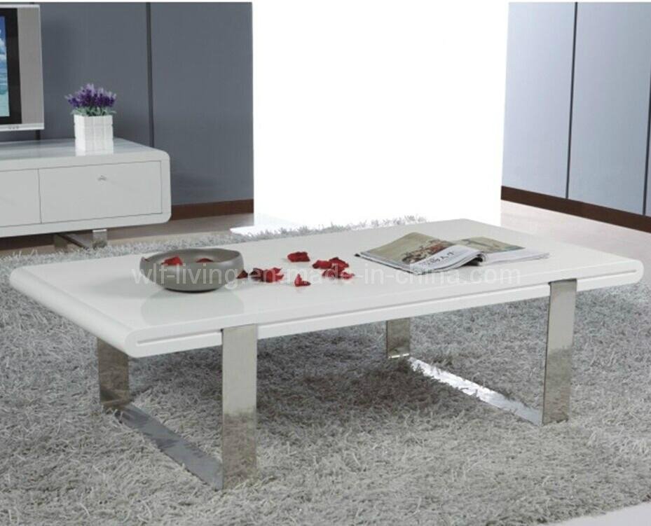 Stainless Steel Paitning Coffee Table (WLF-CT013)