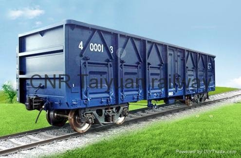 1060mm gauge C80H Aluminum Alloy Coal Gondola wagon 3