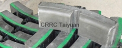 railway brake shoe  pad