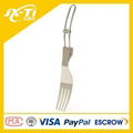 JiaXinTi Folding Titanium Dinner Fork,